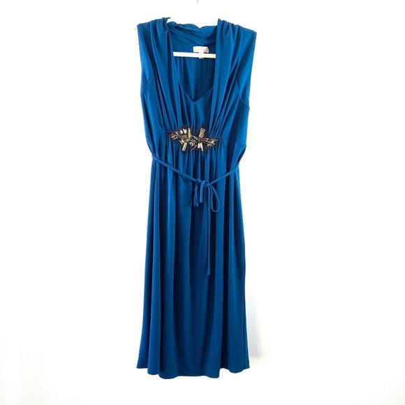 A Pea in the Pod Dresses & Skirts - A Pea In The Pod Turquoise Stretch Knit Dress